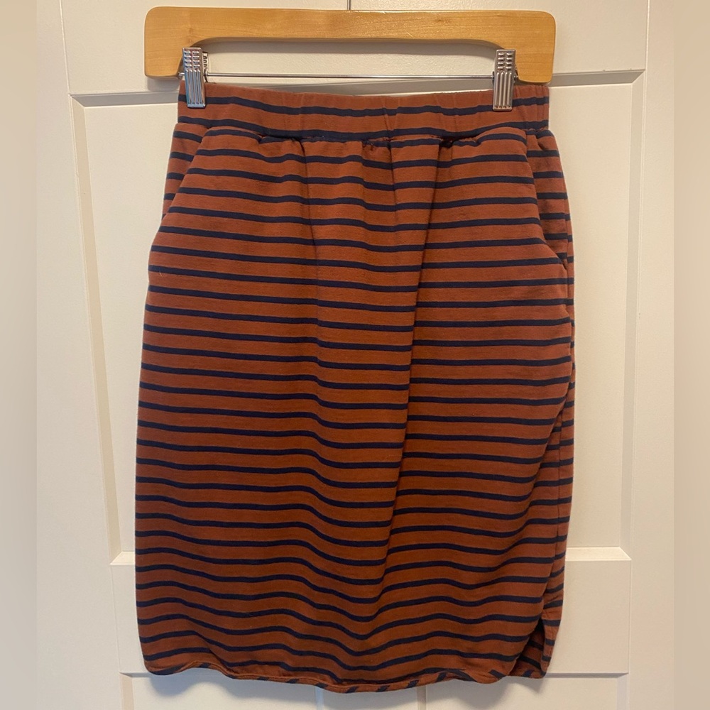 Roolee stripe skirt size small